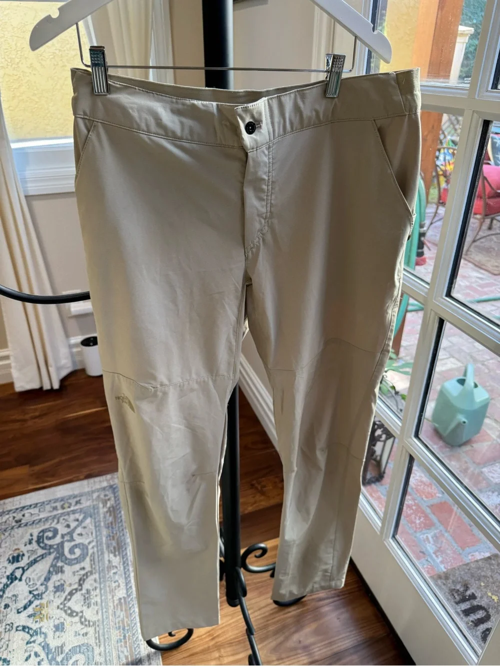 The North Face Men's Beige Stretch Travel Pants Hiking size 34/34